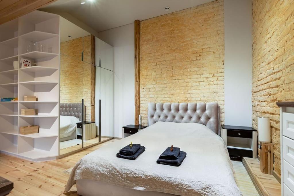 Luxury Apartment In Gedimino Av. Wilna Exterior foto