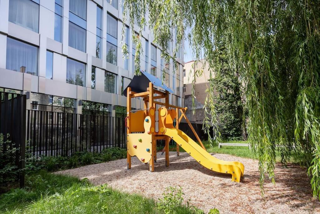 Luxury Apartment In Gedimino Av. Wilna Exterior foto