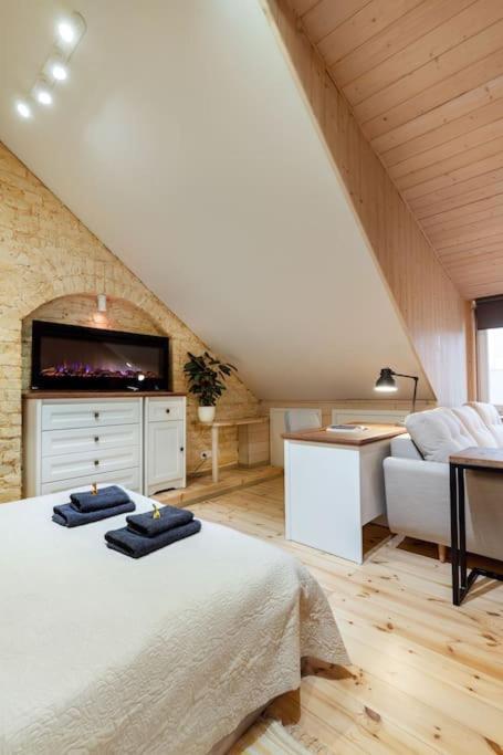 Luxury Apartment In Gedimino Av. Wilna Exterior foto