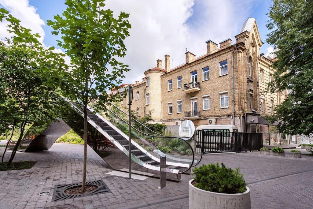 Luxury Apartment In Gedimino Av. Wilna Exterior foto