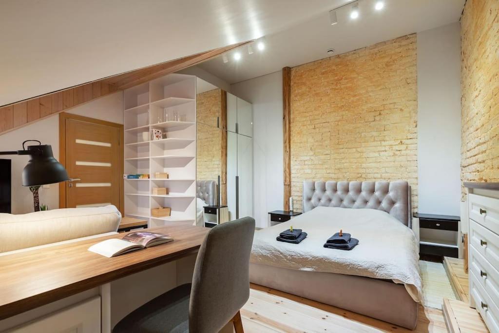 Luxury Apartment In Gedimino Av. Wilna Exterior foto