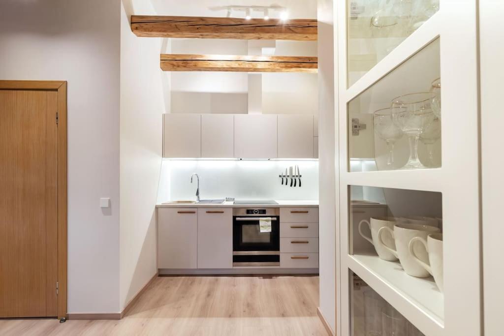 Luxury Apartment In Gedimino Av. Wilna Exterior foto