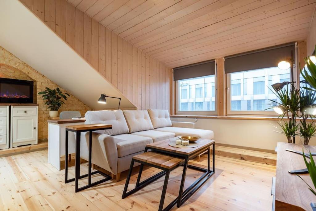 Luxury Apartment In Gedimino Av. Wilna Exterior foto