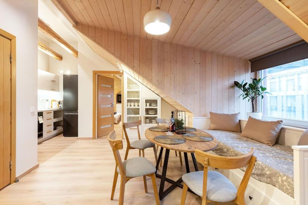 Luxury Apartment In Gedimino Av. Wilna Exterior foto